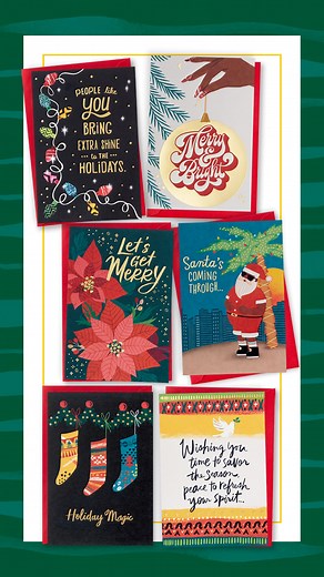 Get ready to get your merry on! 🎄 Find all the holiday essentials at Hallmark.com. | Mahogany Cards