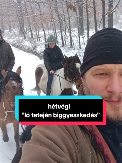 megmondta a kommentelő: mi nem lovaglunk, csak