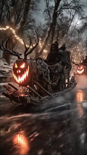 The Great Salem Winter Race burst to life at dawn, with snow swirling like confetti as costumed racers dashed through the frosted streets. Bells rang from storefronts and cheering crowds, their breath glowing in the icy air as contestants slipped, scrambled, and laughed their way past old brick landmarks. In the final stretch, a lone racer slid across the finish line on their stomach, winning not by speed but by pure winter chaos and Salem magic. | Halloween Vibes