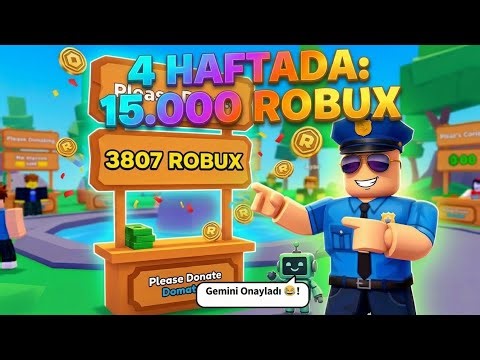 4 HAFTADA 15.000 ROBUX TOPLAMAK! 💸 | SESLİ SOHBET YOK!
