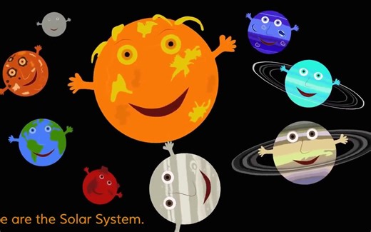The Solar System Song 太阳系之歌 | 太阳系科普动画儿歌 |英语启蒙 | 太阳系行星主题