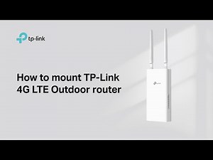 How to mount TP-Link 4G LTE Outdoor router