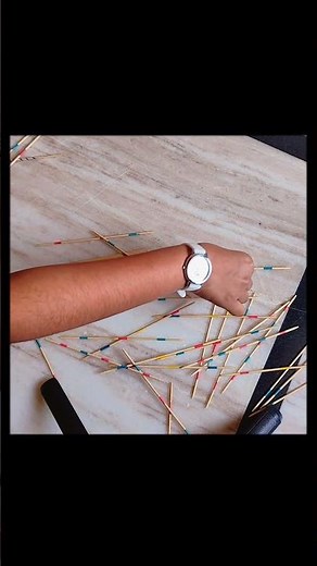 How to play pick up sticks game (Mikado Spiel)