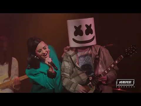Marshmello + Demi Lovato - OK Not To Be OK | Live from Troubadour (#SOSFEST)