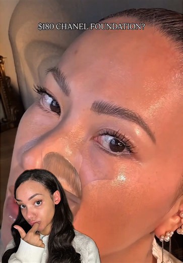 hold on did I just find a dupe for this $180 chanel foundation? @patrick ta