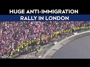 London Anti Immigration Protest | Huge Rally In London, Cops Punched, Kicked By Protesters