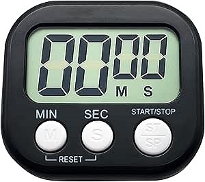 Kitchen Timer Digital, Large Display Loud Ring Magnetic Countdown Cooking Timer,Time Timer for Baking,Cooking,Exercise,Study,Classroom