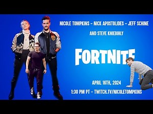 Fortnite Chaos with the Resident Evil Squad - Jeff Schine, Nicks Apostolides, Steve Kniebihly