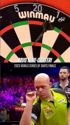 Michael van Gerwen's NINE-DARTER in Amsterdam! 🤩9️⃣