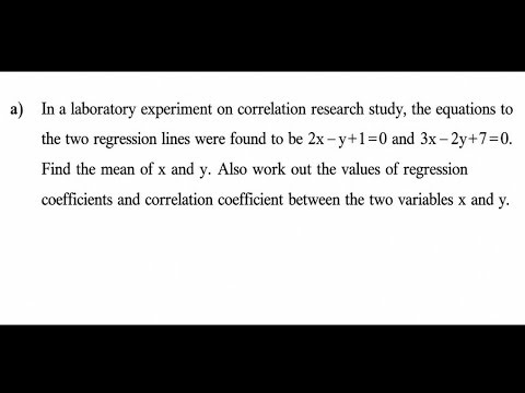QA PYQ MU Sem 6 Comps | Correlation & Regression Numerical Solution