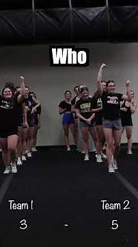 The Adrian College Cheer Team takes on the Guess the Cheer Challenge! Watch to see who wins! 📣