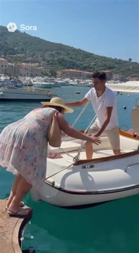 Boat Trip Gone Wrong! 😱💦 | Funny Lady Slip on Boat – Almost Falls in Water! 😂