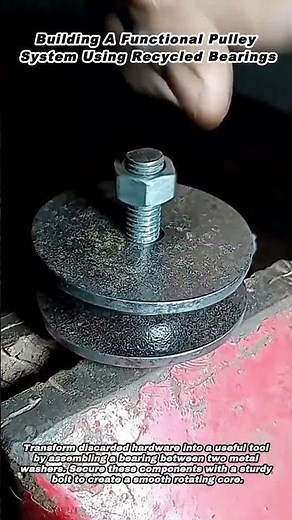 Building A Functional Pulley System Using Recycled Bearings