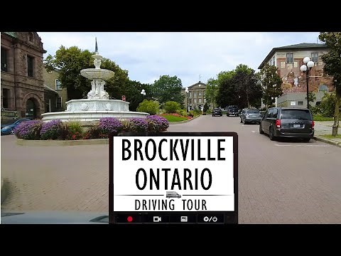 Brockville, Ontario: 4K Drive through Historic Beauty | Explore the Thousand Islands Gateway 🚗🍁