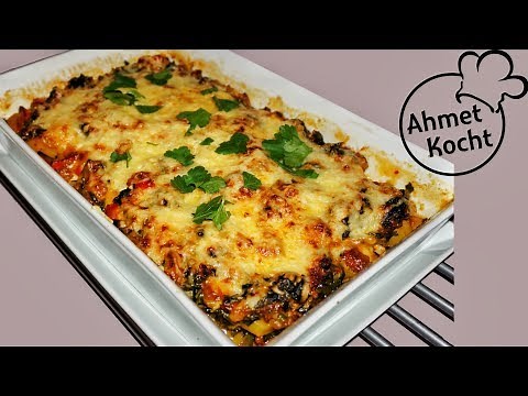 Spinat Hackfleisch Auflauf | Ahmet Kocht | kochen | Folge 281