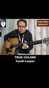 True Colors (Cindy Lauper) fingerstyle guitar short cover