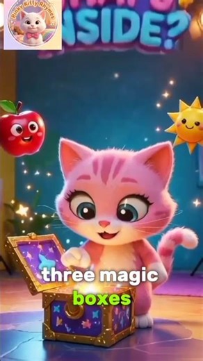 Pinky Kitty's Magic Color Surprise! 🍎✨ #Shorts #NurseryRhymes