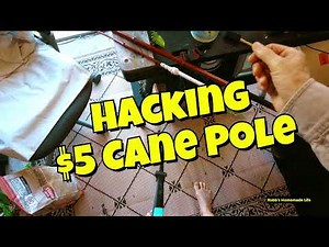 Fishing Pole Strength Hack (Walmart $5 Cane Pole)