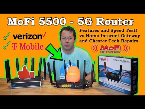 ✅ MoFi 5500 5G Router - Features - Speed Test - T-Mobile 5G Home Internet MOFI5500-5GXeLTE