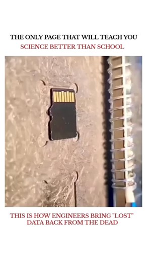 UNIVERSE | SCIENCE | TECHNOLOGY on Instagram: "This is how engineers bring “lost” data back from the dead 💾🧠 When data seems gone forever, engineers don’t give up. They use advanced techniques like forensic imaging, error correction, magnetic residue analysis, and clean-room disk recovery to extract information from damaged, corrupted, or overwritten storage. Even broken hard drives, burned chips, or deleted files can still carry hidden traces. With precision tools and deep knowledge of data s