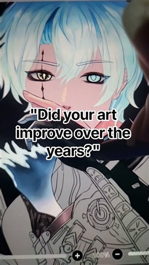 ive been drawing for 7 years now yipeee #artimprovement #trend #artist