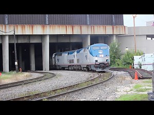 Amtrak Hiawatha & Empire Builder at Milwaukee Intermodal Station