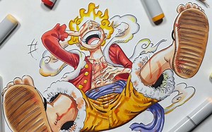 【Kalu art】路飞绘画教学