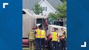 Driver killed after steel beams crash through cab from back of truck