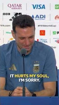 ARGENTINA BOSS LEAVES PRESS CONFERENCE IN TEARS