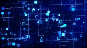 Digital Information and Communication Concept 4K Loop