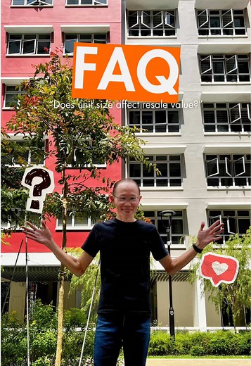 Bigger units usually command higher prices, but location, estate maturity, and buyer demand often matter more. A smaller unit in the right area can outperform a bigger unit in the wrong one. Always think about who your future buyer is. Buy smart, not just big. #propertyfaq #smartbuying #singaporehomes #resalevalue #ontracksg