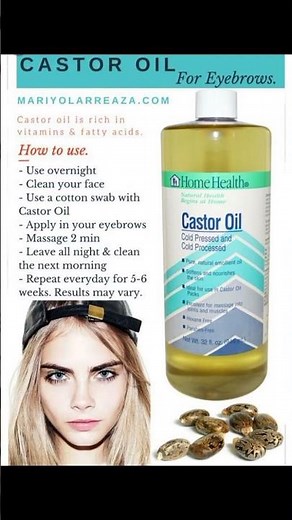 Beauty | Castor Oil for Eyebrows