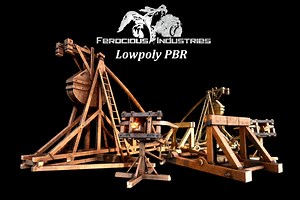 PBR Medieval Siege Weapons - Fealty II 4K | 3D Weapons | Unity Asset Store