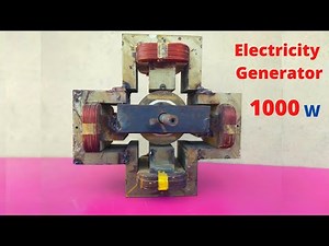 DIY Electric Generator from a Microwave Transformer – Real High-Voltage Power!