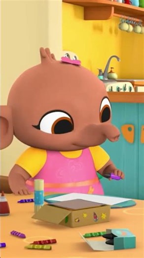 Bing and Sula are crafting