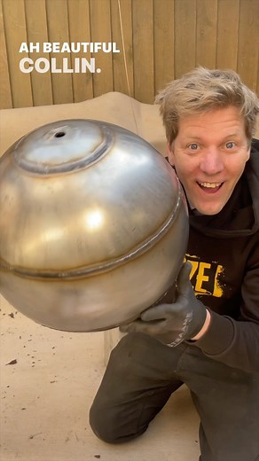 colin furze on Instagram: "Hydro forming is fun. #colinfurze #hydroforming #pressurewasher #engineering #fabrication #metalwork #sculpture"