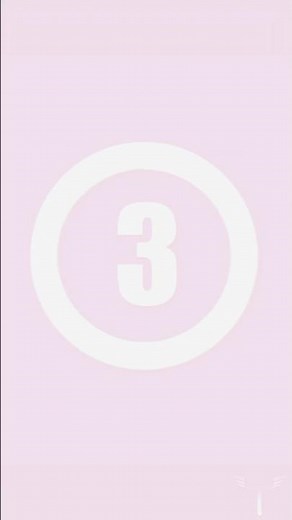 3 Second Countdown Timer Pink Aesthetic ⏳ | 3 2 1 Countdown | Ticking sound effect (SFX)