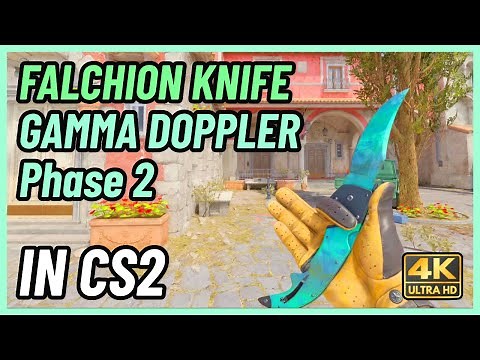 ★ CS2 Falchion Knife Gamma Doppler (Phase 2) | CS2 Knife In-Game Showcase [4K]