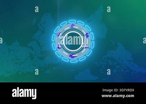 abstract digital background, technology concept