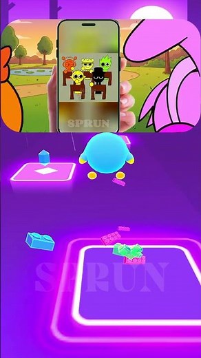 Funny Sprunki x Tiles Hop Part 56 #sprunki #incrediboxsprunki