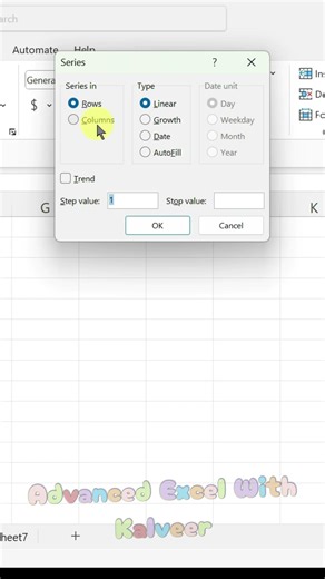 Excel में Fast Number Typing Trick | 1 to 1000 Auto Number Fill