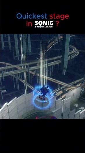 Speedrunning 1-7 in Sonic Frontiers...