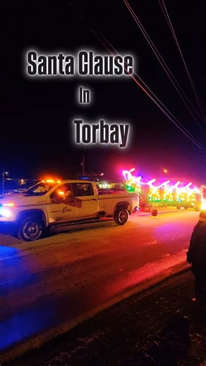 Father Christmas left on his long journey from the north pole to visit Torbay #newfoundlandlabrador #explorenl #newfoundland #canada #christmas | Visit Newfoundland and Labrador