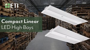 ETI LIGHTING 2 ft. 400-Watt Equivalent Motion Sensor LED Dimmable White High Bay Light 4000K 5000K 23,500 Lumens Workshop Garage 63821201-POS - The Home Depot