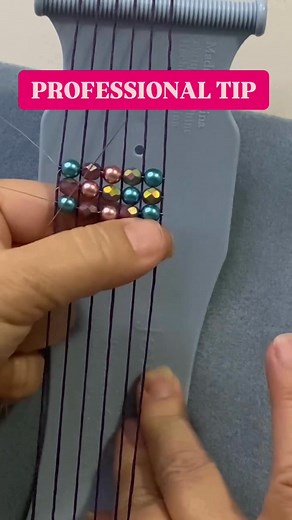 1.3K views · 13 reactions | Professional Tip, if your beading needle wont go straight through the beads slant your needle don't force your needle to go straight into the beads. Get 3 FREE Seed Bead Patterns when you sign up for the Jewel Loom Newsletter. https://f.mtr.cool/vfbquwfrcg | JEWEL LOOM | Facebook