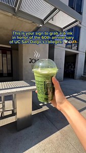80 reactions | Cheers to 60 Years! Celebrate UC San Diego’s college legacy with signature drinks crafted to honor decades of innovation, community, and Triton pride.  ID: Various clips of a hand holding different specialty drinks across campus. #UCSD #UCSanDiego #HDH | UC San Diego | Facebook
