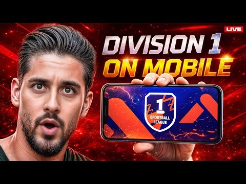 I PLAY DIVISION 1 FIRST TIME 😱 My eFootball MOBILE Team, Formation & Instructions REVEALED 🔥