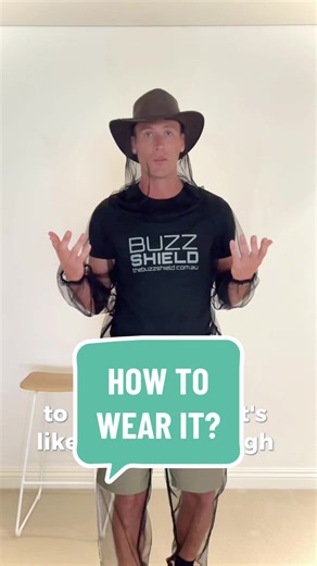 Demonstration de Buzzshield: Protégez-vous des insectes