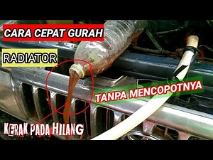 SIMPLE WAY TO CLEANING THE RADIATOR OF A KIJANG SUPER, KAPSUL, GREN, ETC. CAR