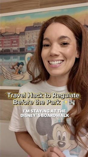 Gua Sha Vagus Nerve Hack to Regulate Before Disney Parks #shorts #disneyvlog #disneyvacation